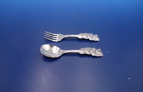 Baby Set 2 piece Fork & Spoon 4 1/2
